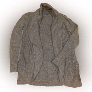 ☁️ Barefoot Dreams CozyChic® Open Front Cardigan – Gray | XS/S MSRP $128